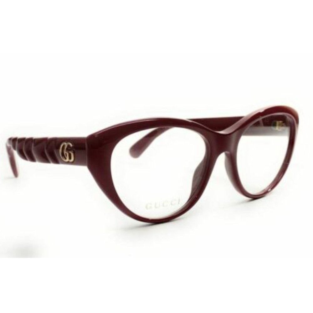 Gucci Women's Burgundy Cat Eye Eyeglasses! - Picture 3 of 3